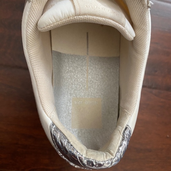 Dolce Vita Womens Daisha White Lace-Up Fashion Sneakers Size 8.5 - Picture 10 of 16